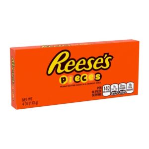 Reeses Pieces Peanut Butter Candy 4oz Theater Box 12ct